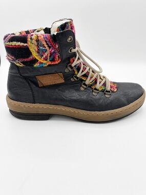 RIEKER  FELICITAS (WOMEN'S) - BASALT/ORANGE MULTI